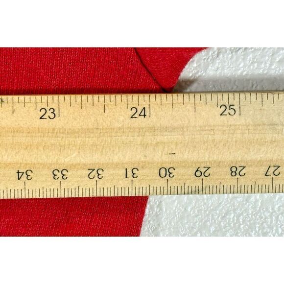 Vintage 90's JERZEES Lion Peace On Earth Christmas Sweatshirt Made in USA XL - Picture 9 of 9